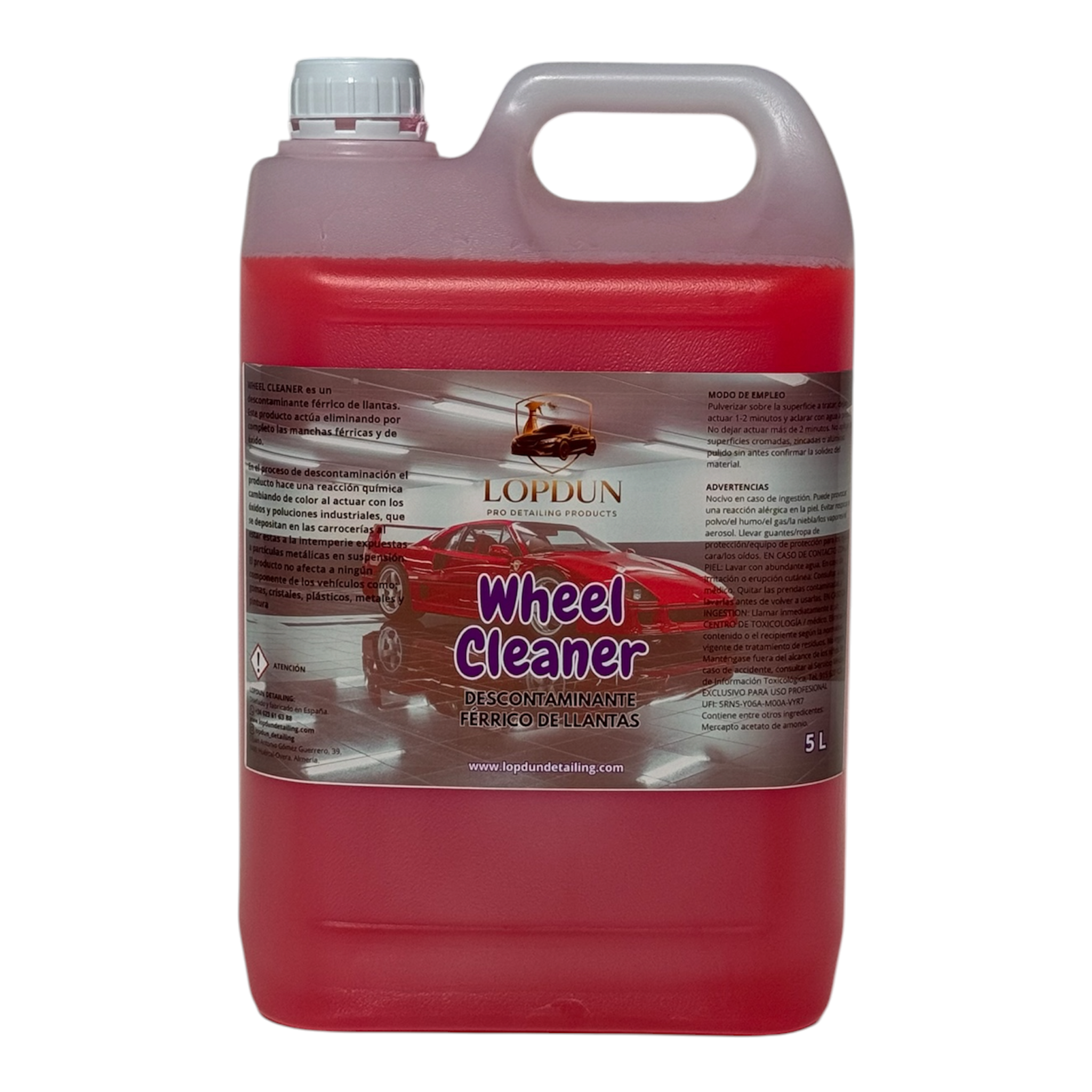 DESCONTAMINANTE FÉRRICO DE LLANTAS 5L